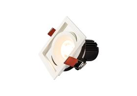 DM200708  Bezz 10 Adjustable LED Engine spot light Powered by Tridonic LED Engine 10W 4000K 810lm 36° CRI>90, Matt white finish, IP20.